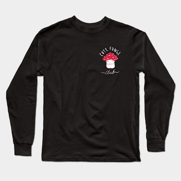 Cute fungi club Long Sleeve T-Shirt by Purple Panda